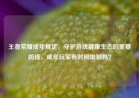 王者荣耀成年规定，守护游戏健康生态的重要防线，成年玩家有时间限制吗？