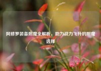阿修罗装备附魔全解析，助力战力飞升的附魔选择