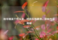 和平精英个性头盔，时尚实用兼得，获取方法揭秘
