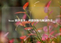 Steam 同步丢失，问题剖析与解决办法