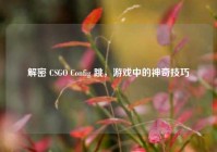 解密 CSGO Config 跳，游戏中的神奇技巧