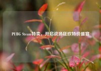 PUBG Steam特卖，开启战场狂欢特价盛宴
