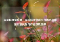 国家标准筑根基，国家标准物质平台锚定高质量发展民生与产业双轨支撑