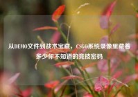 从DEMO文件到战术宝藏，CSGO系统录像里藏着多少你不知道的竞技密码