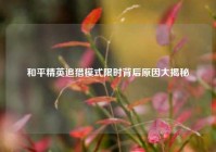和平精英追猎模式限时背后原因大揭秘