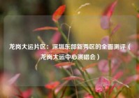 龙岗大运片区：深圳东部新秀区的全面测评（龙岗大运中心演唱会）