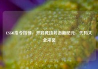 CSGO指令指领，开启竞技射击新纪元，代码大全来袭