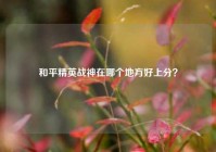 和平精英战神在哪个地方好上分？