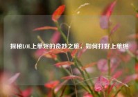 探秘LOL上单烬的奇妙之旅，如何打好上单烬