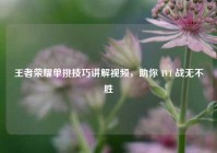 王者荣耀单挑技巧讲解视频，助你 1V1 战无不胜