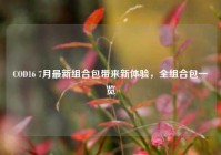 COD16 7月最新组合包带来新体验，全组合包一览