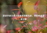 逆战手游王者之影新手攻略大全，开启枪战王者之路