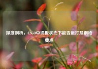 深度剖析，CSGO中钢板状态下能否跑打及钢枪要点