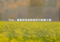 PUBG，重复异色皮肤背后与突破之路