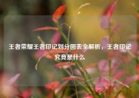王者荣耀王者印记划分图表全解析，王者印记究竟是什么