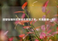 回望张继科世界排名登顶之年，究竟是哪一年？