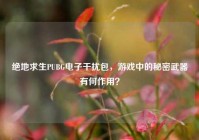 绝地求生PUBG电子干扰包，游戏中的秘密武器有何作用？