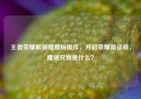 王者荣耀解锁魔镜粉操作，开启荣耀新征程，魔镜究竟是什么？