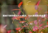 揭秘不限时畅玩PUBG秘诀，PUBG限时免费来袭
