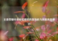 王者荣耀中滑板暗藏的伤害危机与伤害高低探讨
