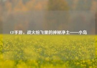CF手游，战火纷飞里的神秘净土——小岛