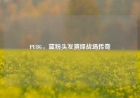 PUBG，蓝粉头发演绎战场传奇