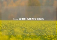 Steam 商城打折情况全面解析