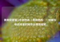 青阳房管局24小时热线｜青阳热线：一部藏在电话线里的城市治理微缩史
