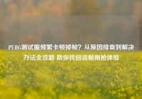 PUBG测试服频繁卡顿掉帧？从原因排查到解决办法全攻略 助你找回流畅刚枪体验