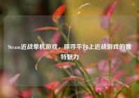 Steam近战单机游戏，探寻平台上近战游戏的独特魅力