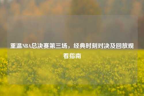 重温NBA总决赛第三场,经典时刻对决及回放观看指南