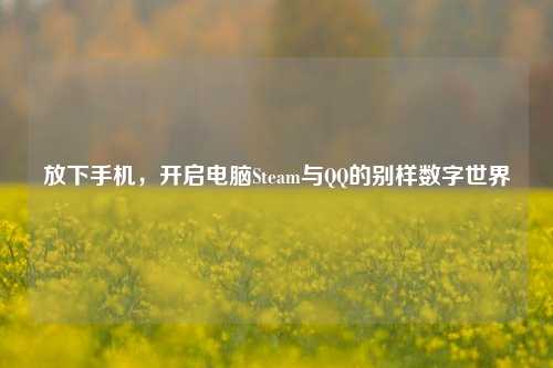 放下手机,开启电脑Steam与QQ的别样数字世界