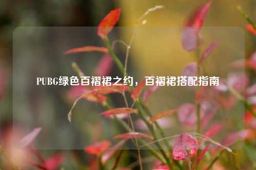 PUBG绿色百褶裙之约,百褶裙搭配指南