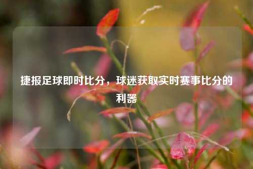 捷报足球即时比分,球迷获取实时赛事比分的利器