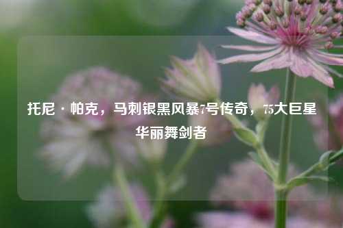 托尼·帕克,马刺银黑风暴7号传奇,75大巨星华丽舞剑者