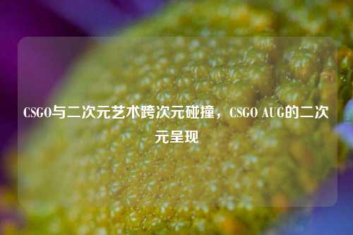 CSGO与二次元艺术跨次元碰撞,CSGO AUG的二次元呈现