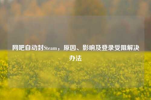 网吧自动封Steam,原因、影响及登录受阻解决办法