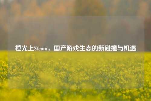 橙光上Steam,国产游戏生态的新碰撞与机遇