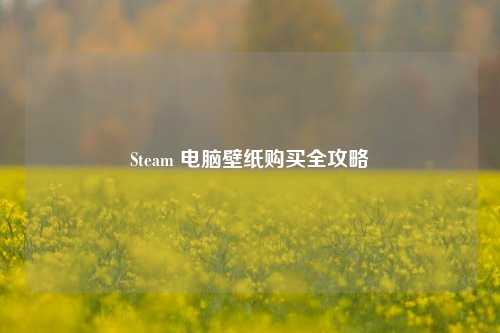 Steam 电脑壁纸购买全攻略