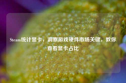 Steam统计显卡，洞察游戏硬件市场关键，教你查看显卡占比