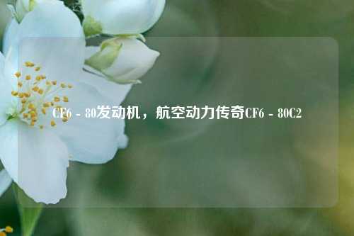 CF6 - 80发动机,航空动力传奇CF6 - 80C2