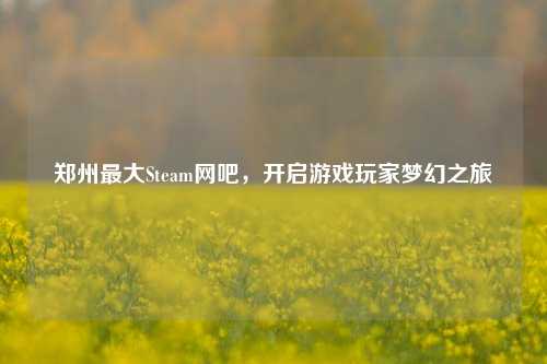 郑州最大Steam网吧，开启游戏玩家梦幻之旅