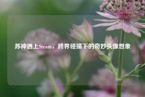 苏神遇上Steam,跨界碰撞下的奇妙头像想象