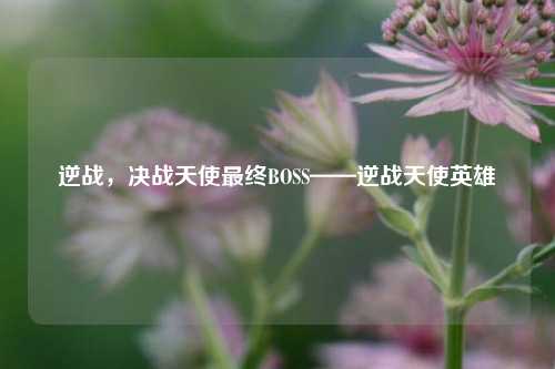 逆战,决战天使最终BOSS——逆战天使英雄