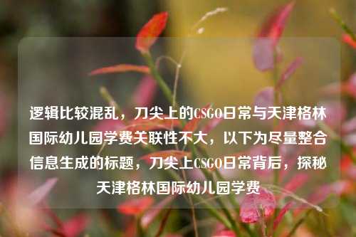 逻辑比较混乱,刀尖上的CSGO日常与天津格林国际幼儿园学费关联性不大,以下为尽量整合信息生成的标题,刀尖上CSGO日常背后,探秘天津格林国际幼儿园学费