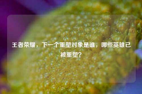 王者荣耀,下一个重塑对象是谁,哪些英雄已被重塑?
