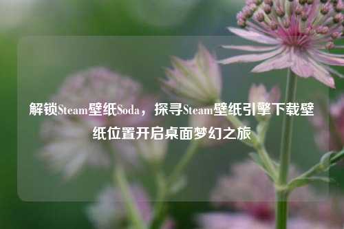解锁Steam壁纸Soda,探寻Steam壁纸引擎下载壁纸位置开启桌面梦幻之旅