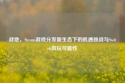 战地，Steam游戏分发新生态下的机遇挑战与Switch游玩可能性