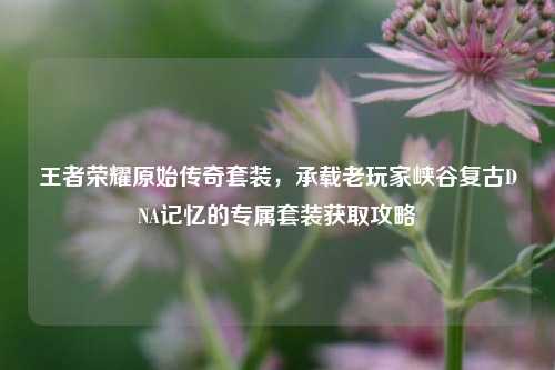 王者荣耀原始传奇套装,承载老玩家峡谷复古DNA记忆的专属套装获取攻略