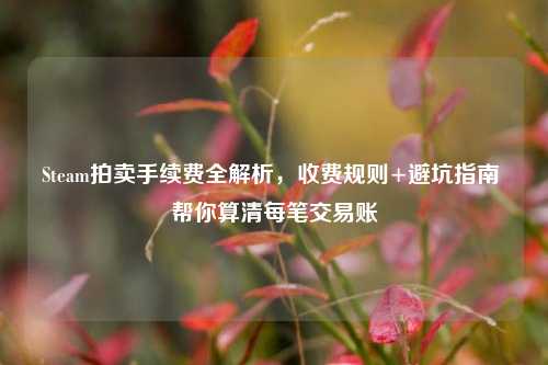 Steam拍卖手续费全解析，收费规则+避坑指南 帮你算清每笔交易账